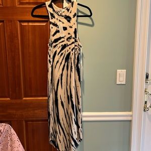 Tie dye bodycon tank dress